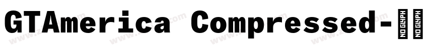 GTAmerica Compressed字体转换
